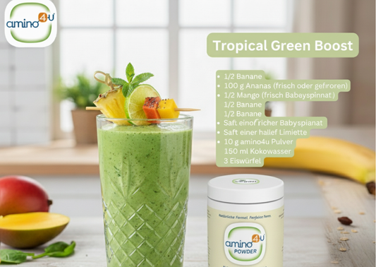 TROPICAL GREEN BOOST - eine wahre Geschmacksexplosion aus Süße und Frische