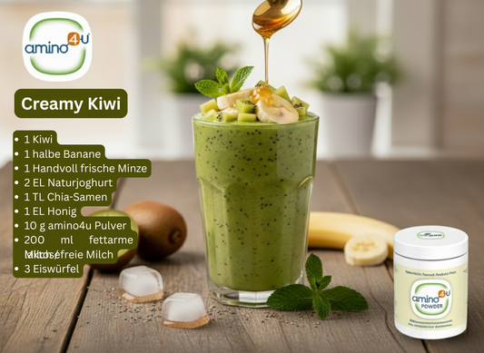 CREAMY KIWI - erfrischender, cremiger & vitamingeladener Smoothie