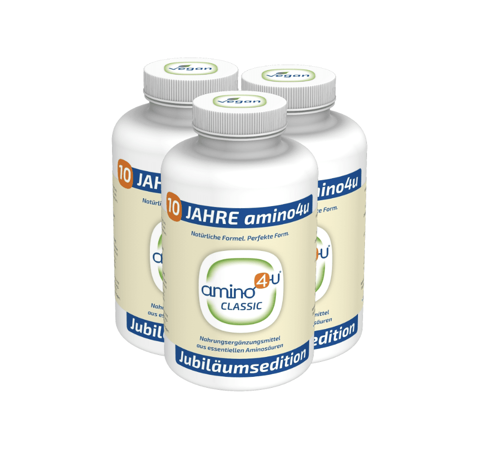 3 Dosen amino4u 300gr Classic Presslinge