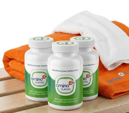 3x amino4u-Classic mit Handtuch im Frühlings-Sale