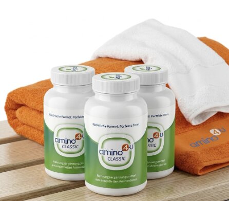 3x amino4u-Classic mit Handtuch im Frühlings-Sale
