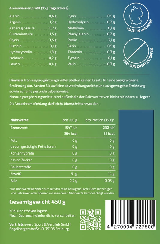 Kollagen 450gr Standbeutel