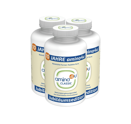 3 Dosen amino4u 300gr Classic Presslinge